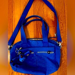 Like new beautiful Kipling bag!! Blue and tan interior